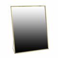 Homeroots 9.75 x 2.25 x 1 in. Jumbo Gold Metal Vanity Mirror 396698